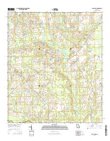 Sapps Lake 2014 topographic map thumbnail