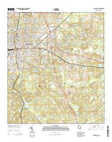 Thomasville 2014 topographic map thumbnail