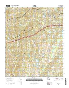Temple 2014 topographic map thumbnail