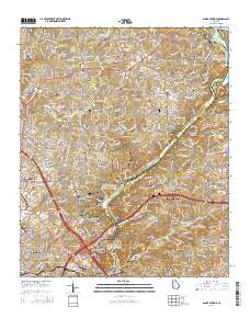 Sandy Springs 2014 topographic map thumbnail