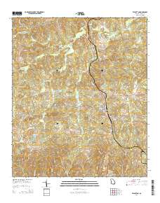 Talbotton 2014 topographic map thumbnail