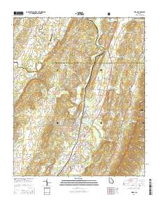 Trion 2014 topographic map thumbnail