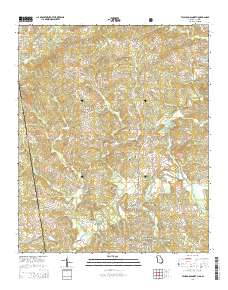 Tallapoosa North 2014 topographic map thumbnail