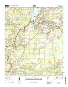 Warwick 2014 topographic map thumbnail