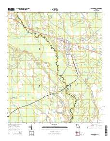 Willacoochee 2014 topographic map thumbnail