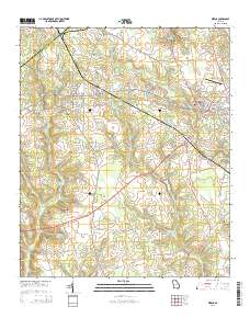 Wrens 2014 topographic map thumbnail