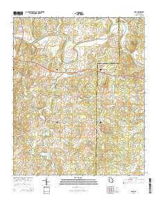 Wax 2014 topographic map thumbnail