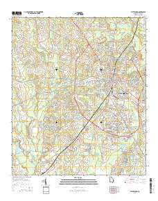 Statesboro 2014 topographic map thumbnail