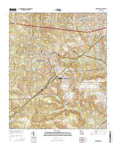 Grovetown 2014 topographic map thumbnail