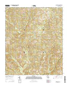 Warthen NW 2014 topographic map thumbnail