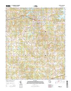 Hartwell 2014 topographic map thumbnail