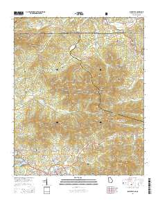Blairsville 2014 topographic map thumbnail