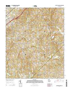 Chestnut Mountain 2014 topographic map thumbnail