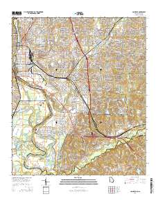 Columbus 2014 topographic map thumbnail