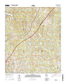 Madras 2014 topographic map thumbnail