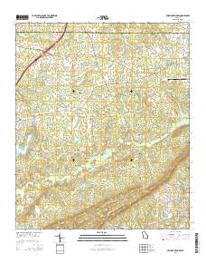 Pine Mountain SW 2014 topographic map thumbnail