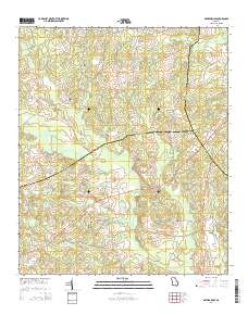 Davisboro SE 2014 topographic map thumbnail