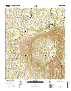 Woodbury 2014 topographic map thumbnail