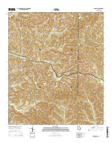 Glen Alta 2014 topographic map thumbnail