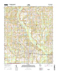 Metter 2014 topographic map thumbnail