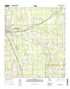 Nashville East 2014 topographic map thumbnail