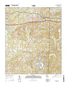 Villa Rica 2014 topographic map thumbnail