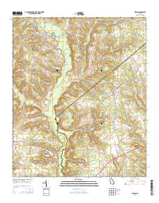 Gibson 2014 topographic map thumbnail