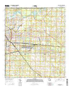 Albany East 2014 topographic map thumbnail