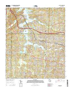 Acworth 2014 topographic map thumbnail