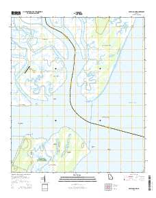 Sapelo Sound 2014 topographic map thumbnail