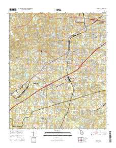 Fairburn 2014 topographic map thumbnail