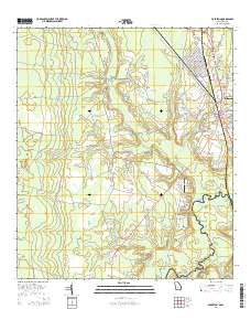 Folkston 2014 topographic map thumbnail