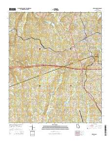 Bremen 2014 topographic map thumbnail