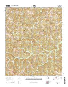 Tignall 2014 topographic map thumbnail