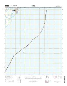 Tybee Island South 2014 topographic map thumbnail