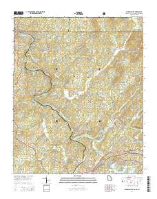 Mineral Bluff 2014 topographic map thumbnail