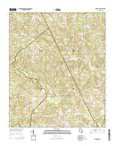 Philomath 2014 topographic map thumbnail