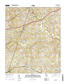 Auburn 2014 topographic map thumbnail