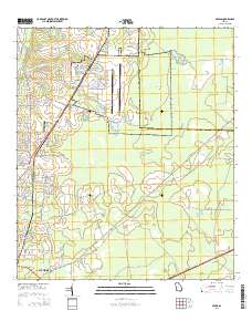 Bemiss 2014 topographic map thumbnail