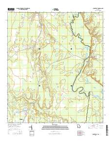 Burnt Fort 2014 topographic map thumbnail