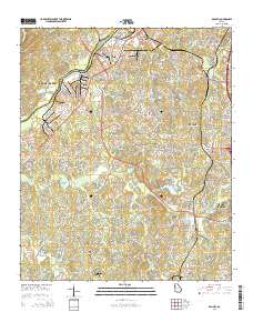 Ben Hill 2014 topographic map thumbnail