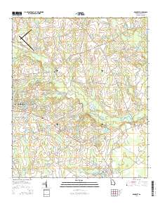 Brooklet 2014 topographic map thumbnail