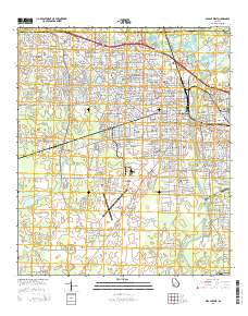 Albany West 2014 topographic map thumbnail