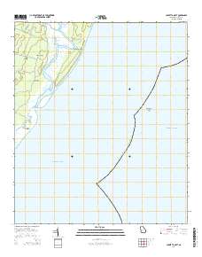 Cabretta Inlet 2014 topographic map thumbnail