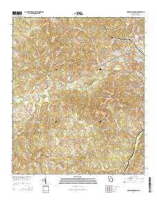 Browns Crossing 2014 topographic map thumbnail