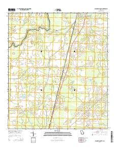Baconton South 2014 topographic map thumbnail