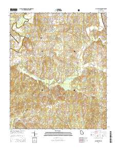 Calhoun NE 2014 topographic map thumbnail
