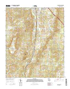 Adairsville 2014 topographic map thumbnail