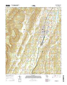 LaFayette 2014 topographic map thumbnail