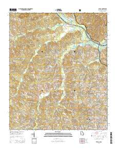 Evans 2014 topographic map thumbnail
